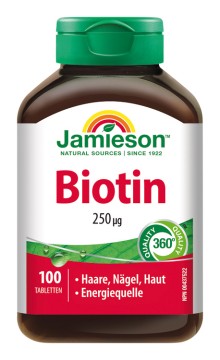 Jamieson Biotin 250 mcg  100 Tbl.