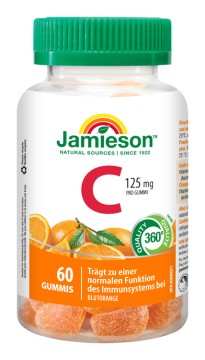 Jamieson Vitamin C 125 mg Orange Gummis 60 Pas.