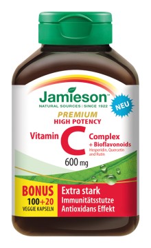 Jamieson Vitamin C 600 mg Komplex Prämium