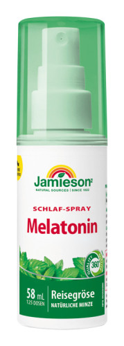 Jamieson Melatonin 1 mg Schlaf-Spray - Natürliche Minze 58 ml, 125 Dosen