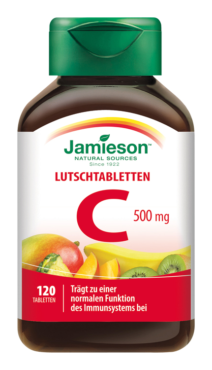 Jamieson Vitamin C 500 mg Tropische Früchte 120 Tbl. | Jamieson